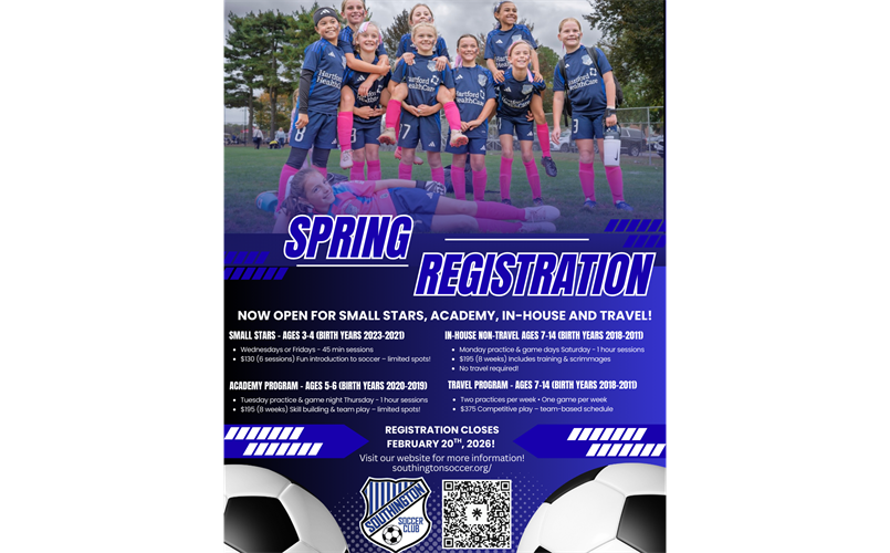 Spring Registration Open